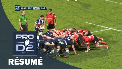 PRO D2 - Résumé Agen-Narbonne: 32-22 - J22 - Saison 2016/2017
