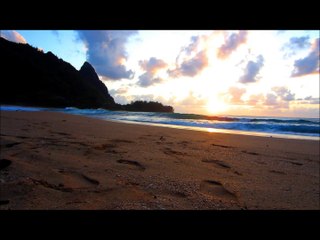 Tunnels Beach Sunset