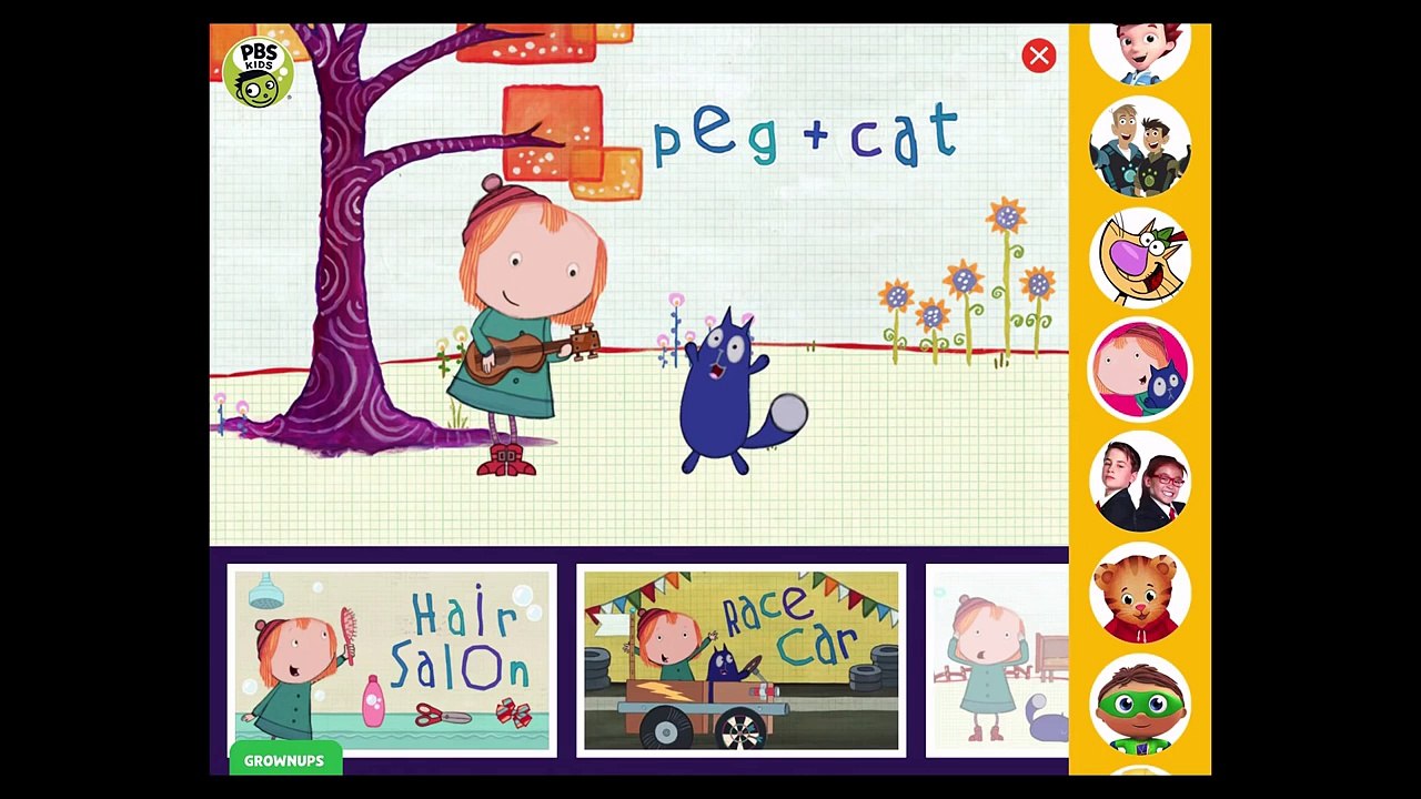 Peg y Cat en La Peluquería Peg Gato de Juegos Para los Niños - Dailymotion  Video