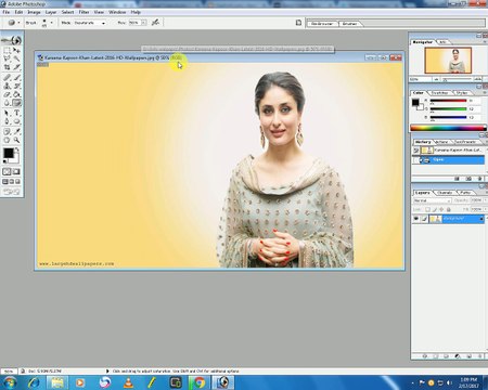 create Passport size Photo in adobe Photoshop 7.0