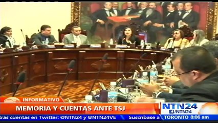 Ministros venezolanos rendirán su memoria y cuenta anual ante el TSJ y no en el Parlamento como dicta la constitución