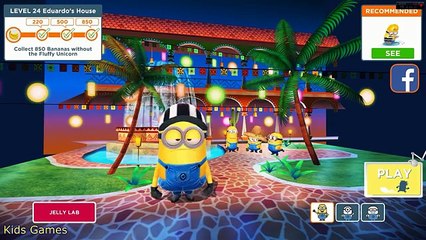 Despicable Me 2: Minion Rush Eduardos House Bonus Level Part 3 HD