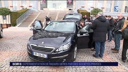 Sécurité routière : expérimentation de radars gérés par des sociétés privées