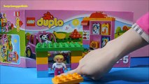Toy Review: Kids Toy Train! LEGO DUPLO Track System Train Set Unboxing, Building and Play