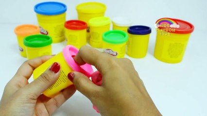 Mega Dinosaurs Play Doh Toys Collection | DIY Play Doh Dinosaur Colors for Kids Fun PlayDo