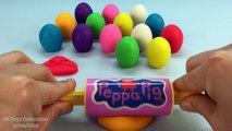 Learn Colors PLAY DOh RainBow Peppa PIG Angry Birds ToyS Molds Creative Fun For Kids PlayD