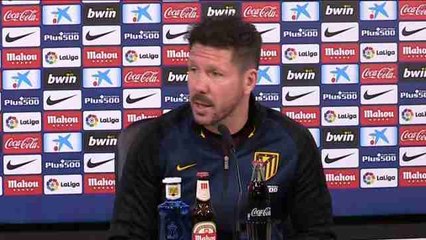 Simeone: "El Barcelona sigue siendo el mejor equipo del mundo"