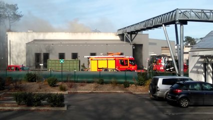 Incendie dans L'usine de traitement de déchets Canopia De Bayonne