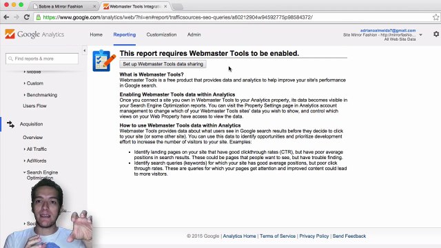 16. Configurando o Google Webmaster Tools