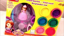 PLAY DOH Sofia The First Tea Party Set Disney Princess Royal Playdough Toy Videos by DCTC