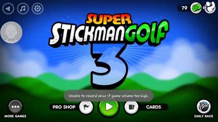 SSG3 | Super Stickman Golf 3 | Spin Land | Gold Star