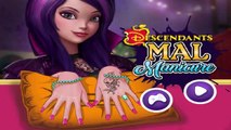 Disney Descendants - Mal Nail Art Tutorial - Official Disney Channel UK HD