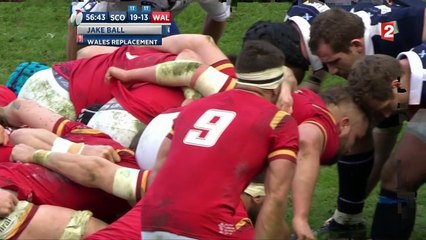 6 Nations / Écosse - Pays de Galles (19-13) : L’essai de Webb est refusé