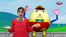 Humpty Dumpty Rhyme With Actions | Action Songs For Kids | 3D Nursery Rhymes With Lyrics