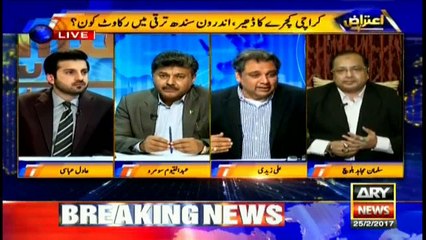 Ali Zaidi speaks in favor of devolving powers to Local Govt in Karachi