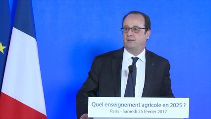François Hollande : "L'enseignement agricole permet de réussir dans la vie"