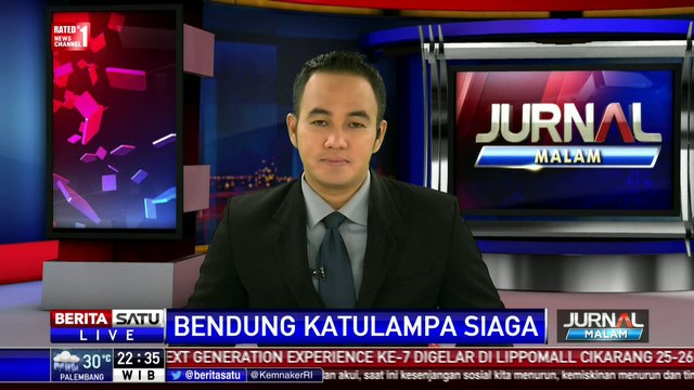 Debit Air Bendung Katulampa Meningkat, Status Siaga Tiga