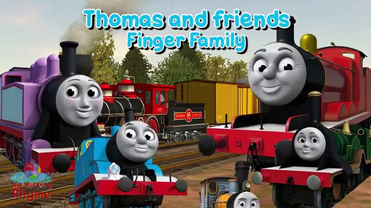 Thomas and Friends Big Combined Finger Family Nursery Rhymes By KidsF