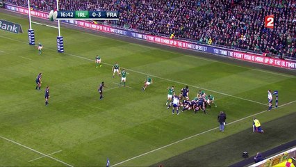 6 Nations / Irlande - France (0-3)  : Essai refusé pour Lamerat