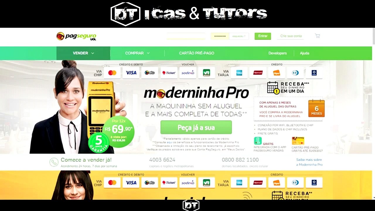 Como Criar Uma Conta No Pagseguro / 2017 [ Tutorial Atualizado ] !!!