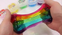 How To Make Colors Jelly Slime Clay DIY Rainbow Slime Syringer Toy Learn Colors