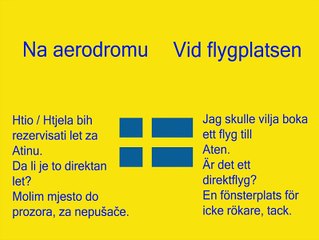 Švedski Jezik - Lekcija 35 - Na aerodromu