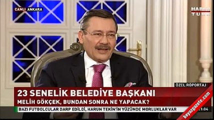 Melih Gökçek: Bir dönem daha başkanlık yapmak istiyorum