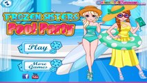 #Elsa Permainan Beku suster Pool Party Play Frozen Games Sisters Pool Party
