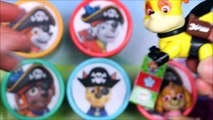 Nick Jr de la Pata de la Patrulla de Piratas Play doh Juguetes Sorpresas! Los Niños De Apilamiento De Vasos De Aprendizaje Divertido Vídeo
