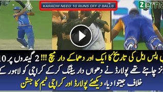 10 Runs Requires off 2 Balls Karachi Kings