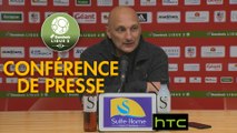 Conférence de presse AC Ajaccio - FC Sochaux-Montbéliard (0-0) : Olivier PANTALONI (ACA) - Albert CARTIER (FCSM) - 2016/2017