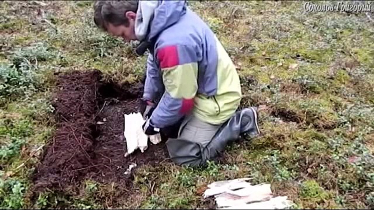 25 способов добыть огонь в экстремальных условиях. 01. Добывание огня в сыром лесу [2013, DVDRip]