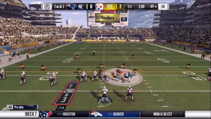 TD Blount vs Pittsburgh Madden NFL 17