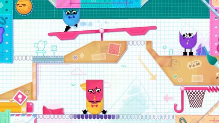 Snipperclips : les deux font la paire - Extrait du mode Party