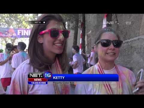 Ribuan Warga Bandung Ikuti Even Color Run - NET16