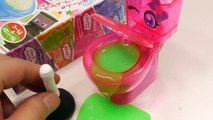 모코렛 변기 컬러폼 액체괴물 점토 액괴 수제 클레이 만들기 미니어쳐 일본 재미 장난감 소꿉 глина слизь игрушка Clay Slime Toys