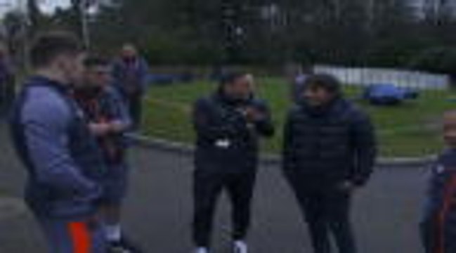 Chelsea boss Conte meets Eddie Jones