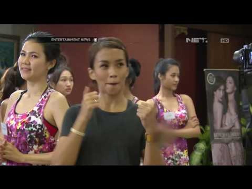 Kegiatan Melanie Putria Menjadi Instruktur Olahraga