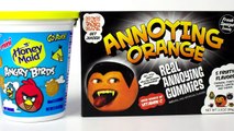 Annoying Orange vs Angry Birds: NARANJA Angry birds cookies y annoying orange real annoyi