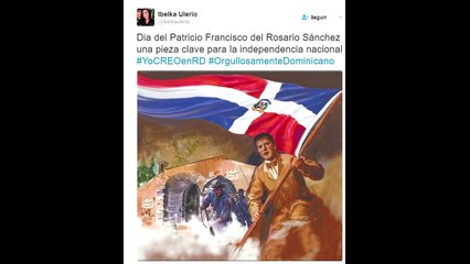 Critican en las redes a la presentadora Ibelka Ulerio por confundir Padres de la Patria