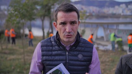 Report TV - Nis ndërtimi i këndit të forcës në  Parkun e Liqenit