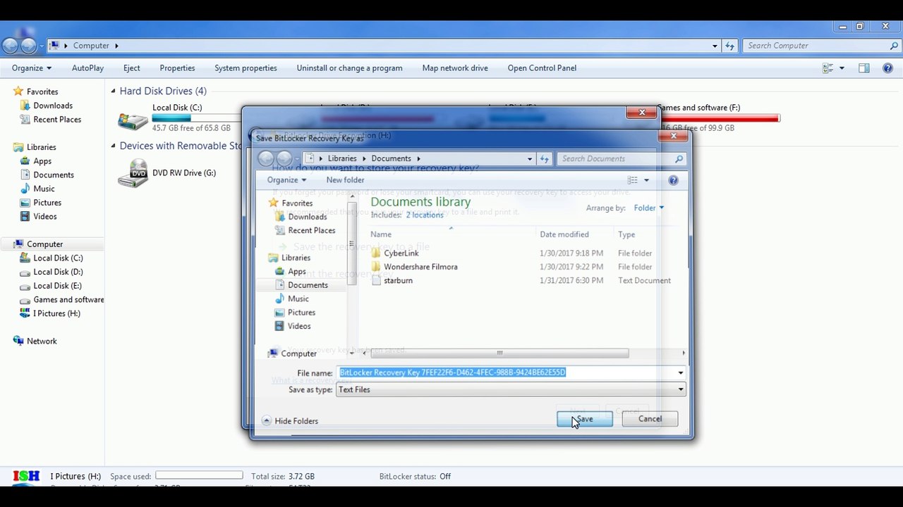 How to lock your usb drive without any software