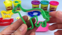Play Doh Brillo Compuesto con la Recogida de Animales Moldes Creativas y Divertidas para los Niños