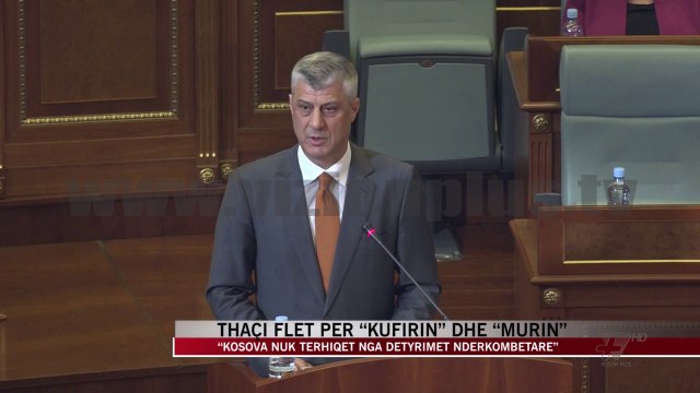 Thaçi flet për “kufirin” dhe “murin” - News, Lajme - Vizion Plus