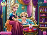 Princess Elsa Anna Barbie Snow White and Rapunzel Baby Wash Games Compilation