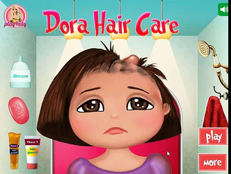 ❀ Dora the Explorer Games / Hair Care Doctor / Full Children Game ᴴᴰ