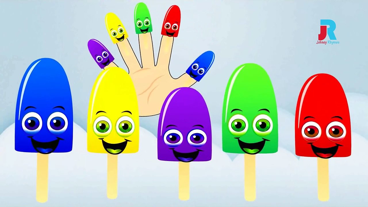 ICE CREAM Finger Family Cartoon Animation Nursery Rhymes For Children