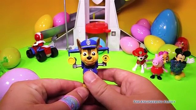 PAW PATROL Nickelodeon Funny Paw Patrol 30 Toys + Candy Surprise Eggs a Paw Patrol Video