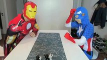 Iron Man vs Spidergirl In Real Life! Superhero Arm Wrestling Fight!