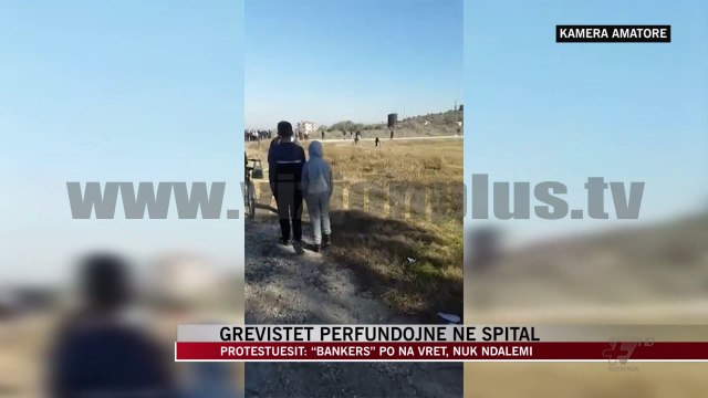 Grevistët e Zharrëzës përfundojnë në spital: “Bankers” po na vret! - News, Lajme - Vizion Plus